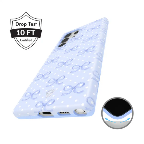 Lovely Blue Bows Samsung Case