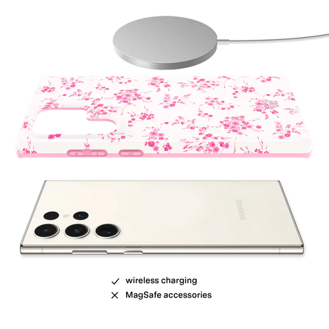 French Rose Floral Samsung Case