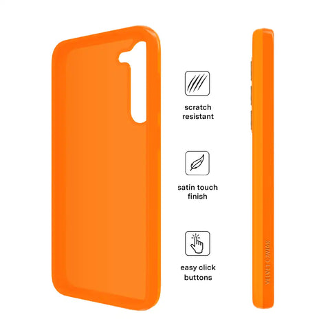 Pumpkin Spice Orange Samsung Case
