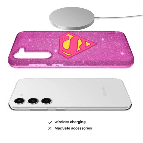 Supergirl Stardust Glitter Samsung Case