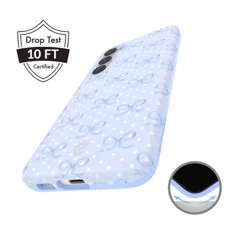 Lovely Blue Bows Samsung Case
