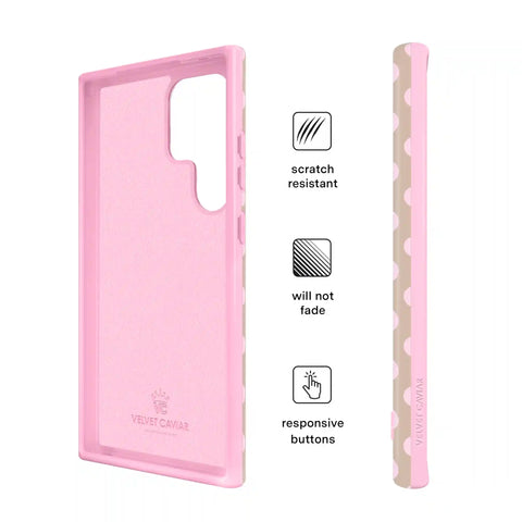 Brown Sugar Polka Dot Samsung Case