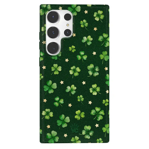 Lucky Clover Glitter Samsung Case
