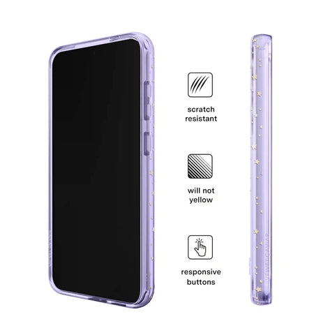 Lilac Celestial Stars Samsung Case