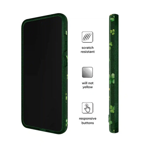 Lucky Clover Glitter Samsung Case