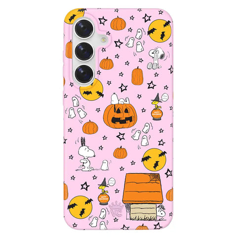 Snoopy Pink Pumpkins Samsung Case