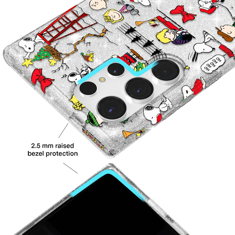 Snoopy Christmas Glitter Samsung Case