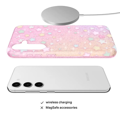 Falling Star Glitter Samsung Case