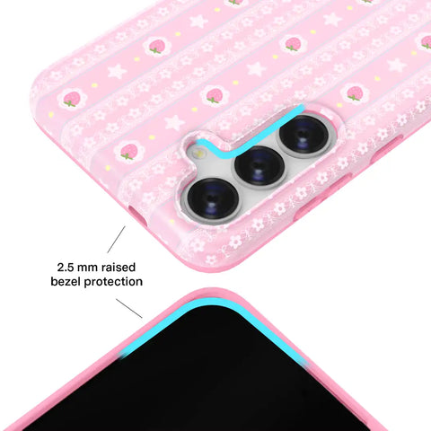 Strawberry Macaron Samsung Case