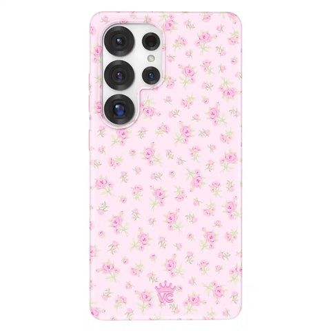 Dainty Pink Floral Samsung Case