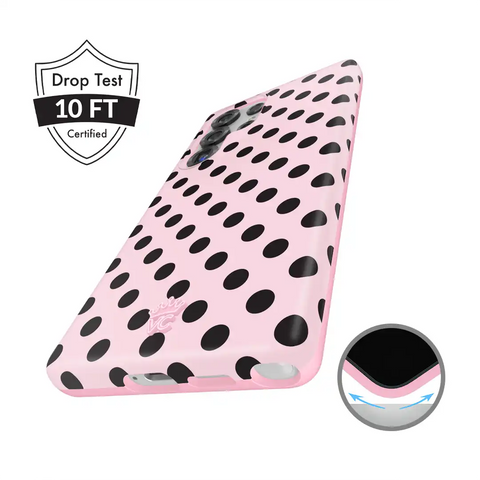 Princess Pink Polka Dot Samsung Case