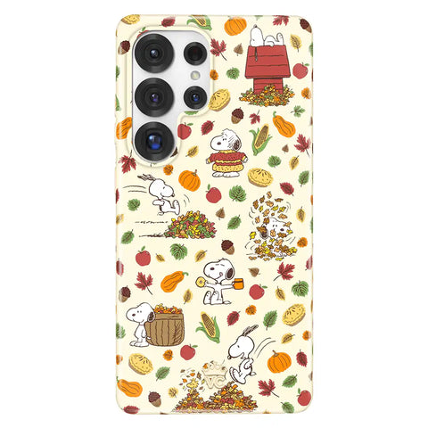 Snoopy Autumn Leaves Samsung Case