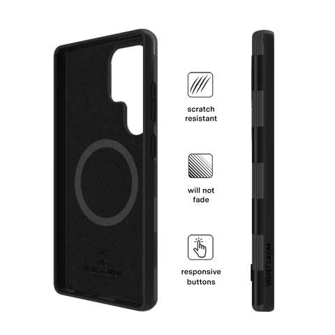 Noir Vibe Checkered Samsung Case
