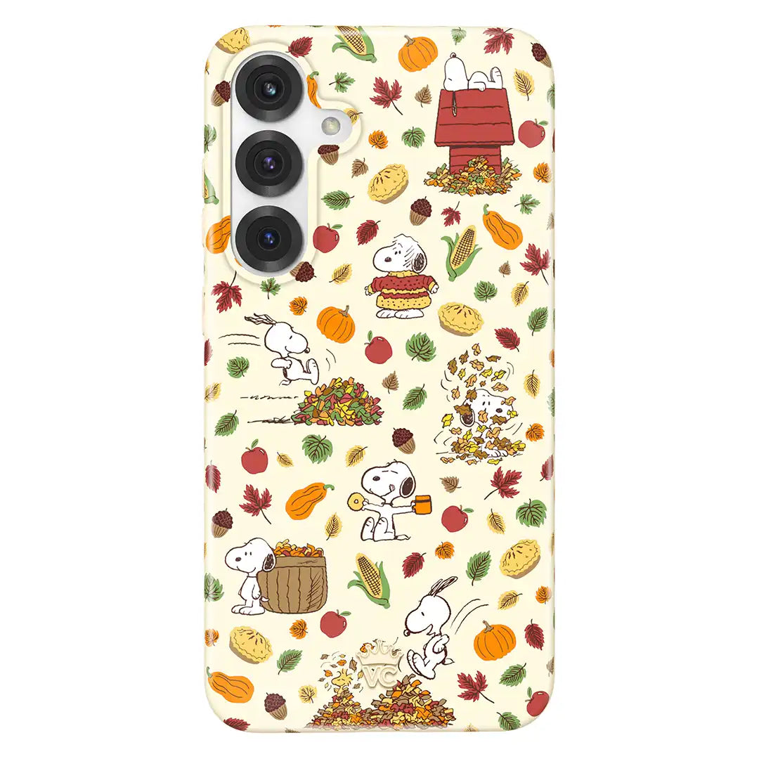 Snoopy Autumn Leaves Samsung Case
