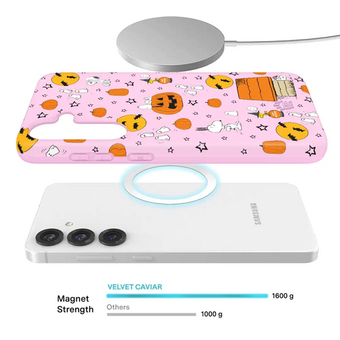 Snoopy Pink Pumpkins Samsung Case