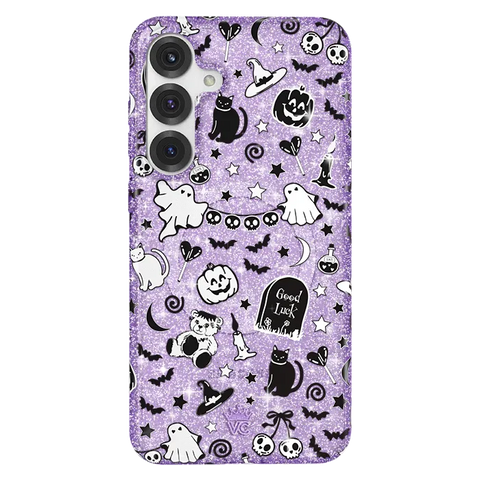 Witchy Lilac Glitter Samsung Case