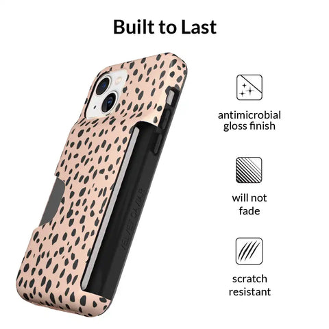 Spotted Cheetah Iphone Wallet Case