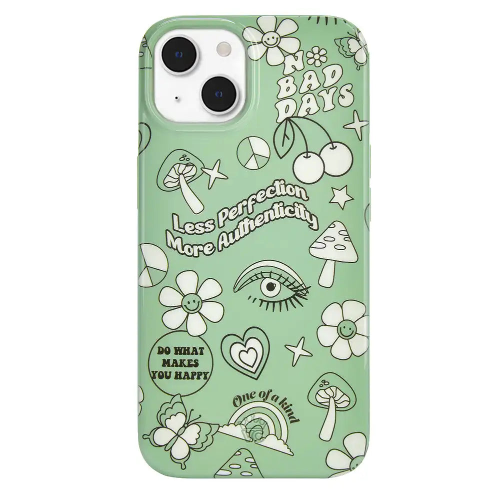 Good Vibes Matcha iPhone Case