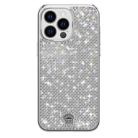 Chrome Caviar Crystals iPhone Case