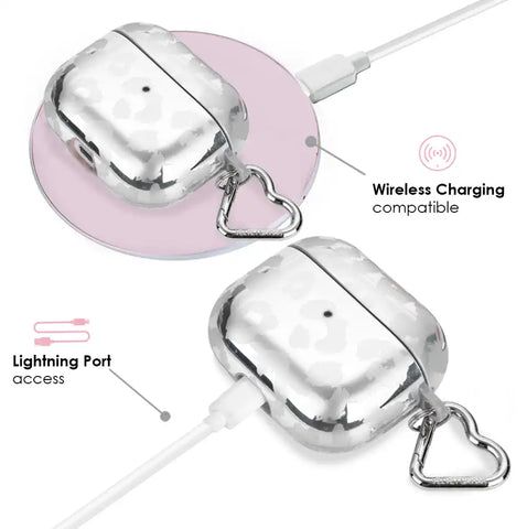 Chrome Leopard AirPod Case