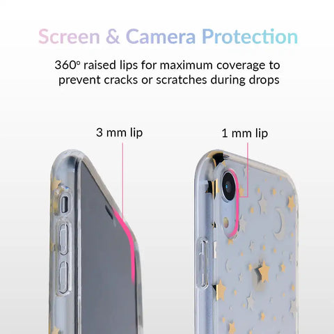 Starry Night Clear iPhone Case
