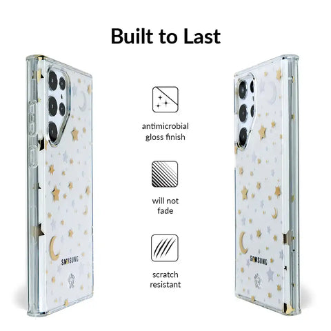 Starry Night Clear Samsung Case