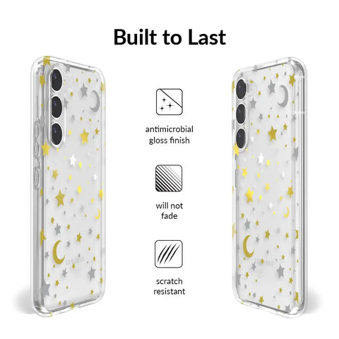 Starry Night Clear Samsung Case