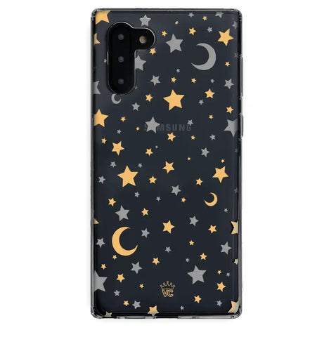Starry Night Clear Samsung Case