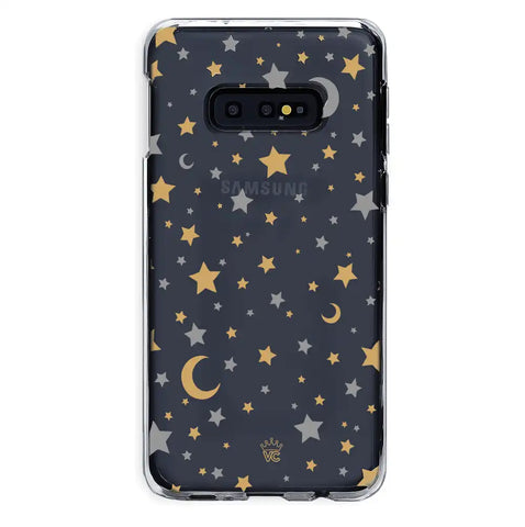 Starry Night Clear Samsung Case