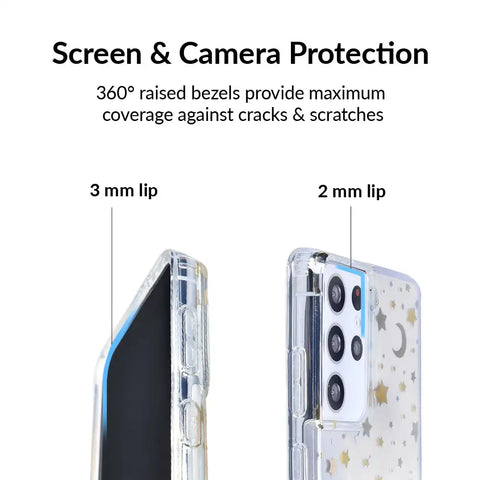 Starry Night Clear Samsung Case