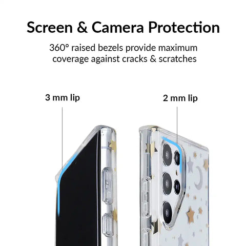 Starry Night Clear Samsung Case