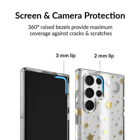 Starry Night Clear Samsung Case