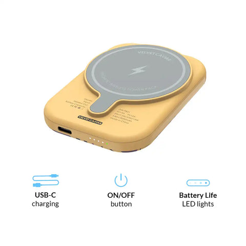 Smiley Portable MagSafe Charger Power Pack