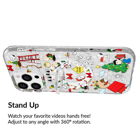 Snoopy Christmas Glitter MagSafe Grip Ring