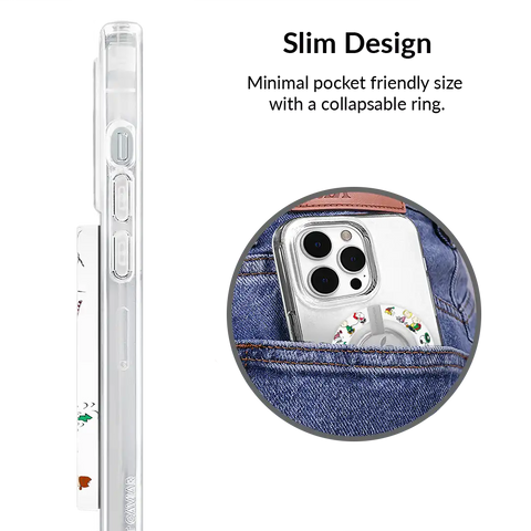 Snoopy Christmas Glitter MagSafe Grip Ring