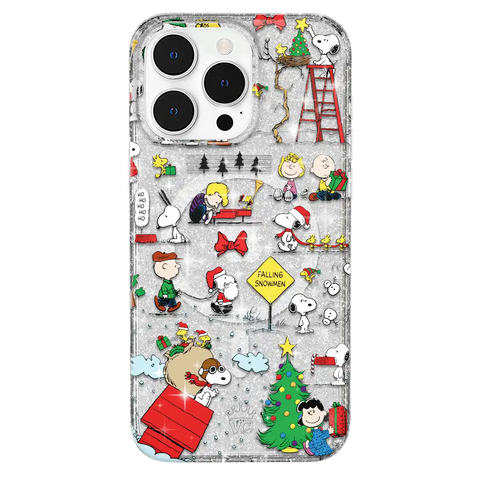 Snoopy Christmas Glitter iPhone Case