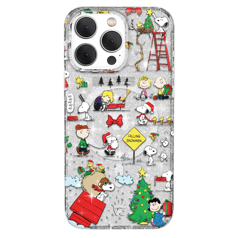 Snoopy Christmas Glitter iPhone Case