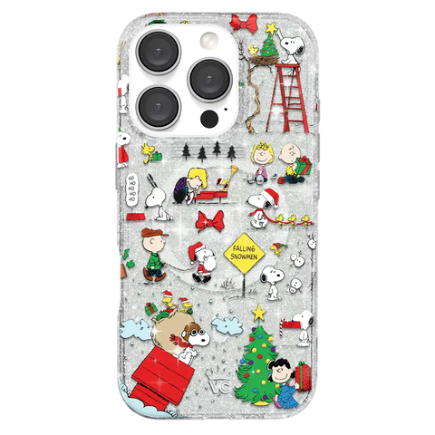Snoopy Christmas Glitter iPhone Case