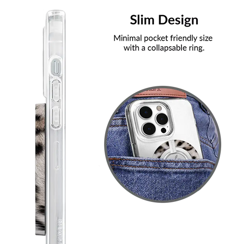 Arctic Leopard MagSafe Grip Ring