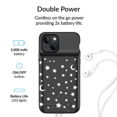 Stars & Moon iPhone Charging Case