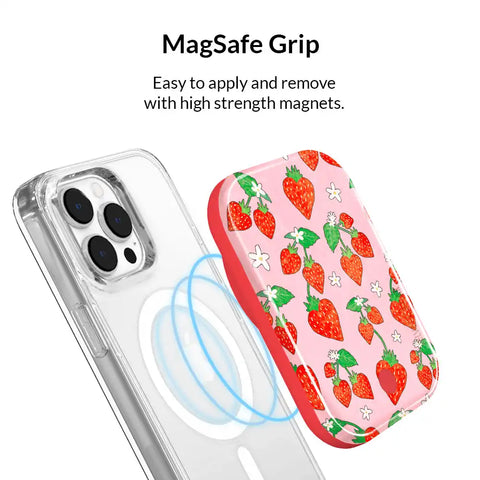 Strawberry Sweethearts Portable MagSafe Charger Power Pack