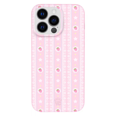 Strawberry Macaron iPhone Case