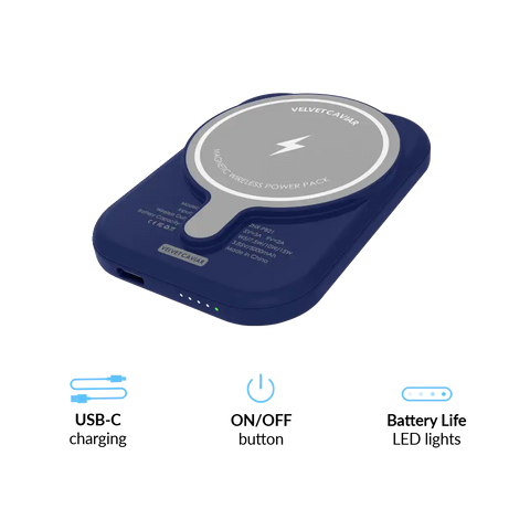 Preppy Teddy Portable MagSafe Charger Power Pack
