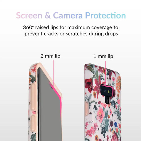 Nude Vintage Floral Samsung Galaxy Case