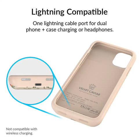 Vintage Floral iPhone Charging Case