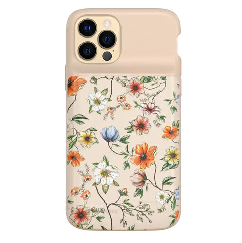 Vintage Floral iPhone Charging Case