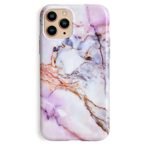Violet Sky Marble iPhone Case