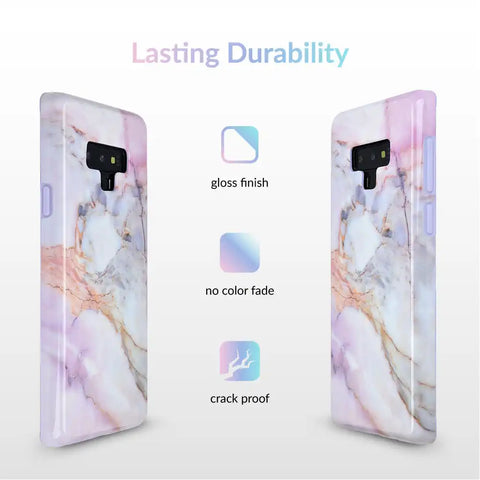 Violet Sky Marble Samsung Case