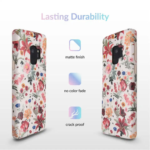 Nude Vintage Floral Samsung Galaxy Case