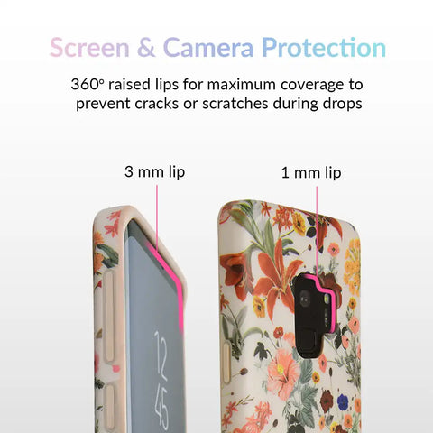 Nude Vintage Floral Samsung Galaxy Case